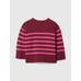 Круглая воротничковая толстовка babyGap 24/7 с разрезным подолом и велосипедным воротником цвет: Красный