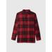 %100 Organik Pamuk Ekose Desenli Flannel Gömlek цвет: Красный