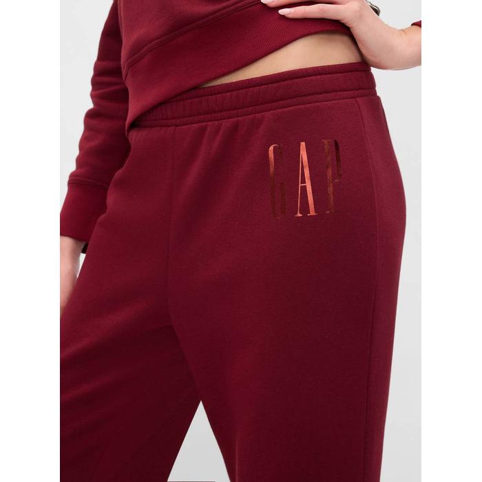 Спортивные штаны из флиса с логотипом Gap Bootcut Pull-On цвет: Красный