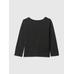%100 Pamuk Gap Logo Grafikli T-Shirt цвет: Чёрный
