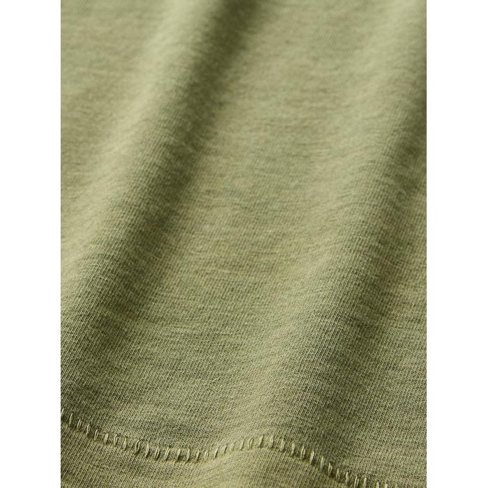 Modal Karışımlı Balıkçı Yaka T-Shirt цвет: Хаки