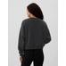 Gap Logo Grafikli Oversize Fleece Sweatshirt цвет: Синий