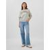 Gap Logo Grafikli Oversize Fleece Sweatshirt