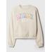 Gap Logo Grafikli Oversize Fleece Sweatshirt цвет: Бежевый