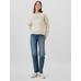 Gap Logo Grafikli Oversize Fleece Sweatshirt цвет: Бежевый