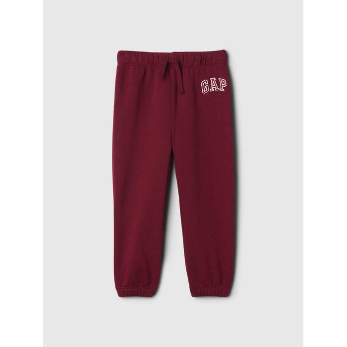 Relaxed Спортивные штаны джоггера из флиса с логотипом Gap Pull-On цвет: Красный