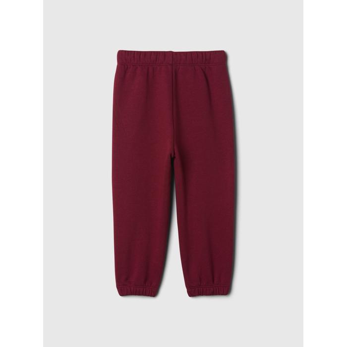 Relaxed Спортивные штаны джоггера из флиса с логотипом Gap Pull-On цвет: Красный