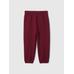 Relaxed Спортивные штаны джоггера из флиса с логотипом Gap Pull-On цвет: Красный