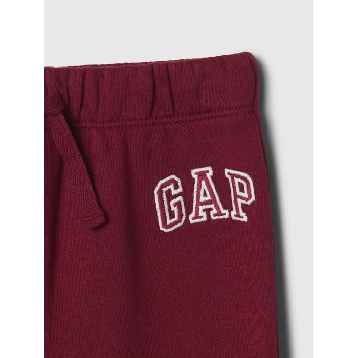 Relaxed Спортивные штаны джоггера из флиса с логотипом Gap Pull-On цвет: Красный