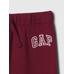 Relaxed Спортивные штаны джоггера из флиса с логотипом Gap Pull-On цвет: Красный