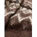 Укороченный кардиган с рисунком Fair Isle цвет: Коричневый