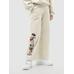 Gap Logo Disney Grafikli Relaxed Wide-Leg Fleece Eşofman Altı цвет: Белый