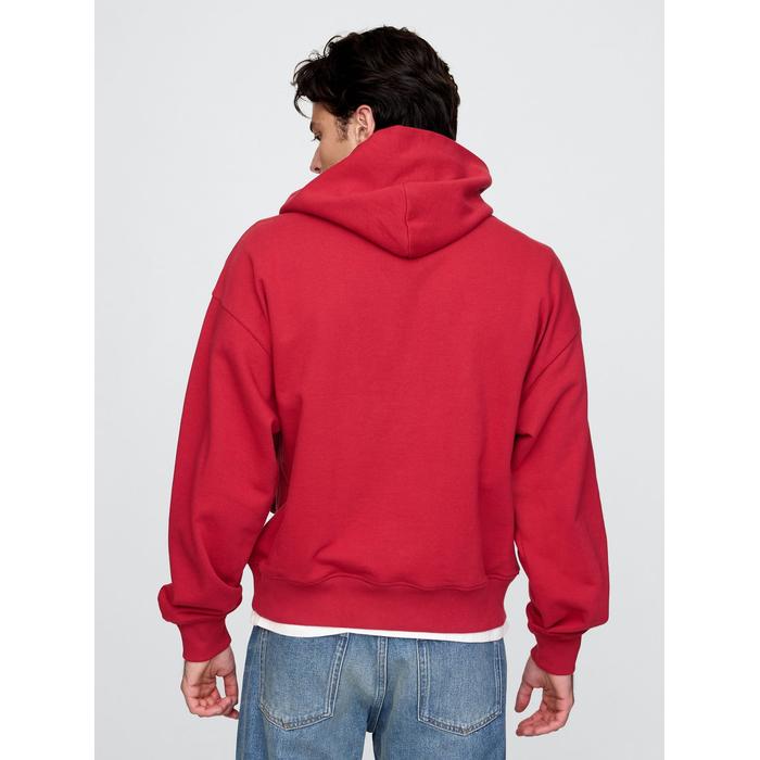 Gap Logo Heavyweight Oversize Sweatshirt цвет: Красный