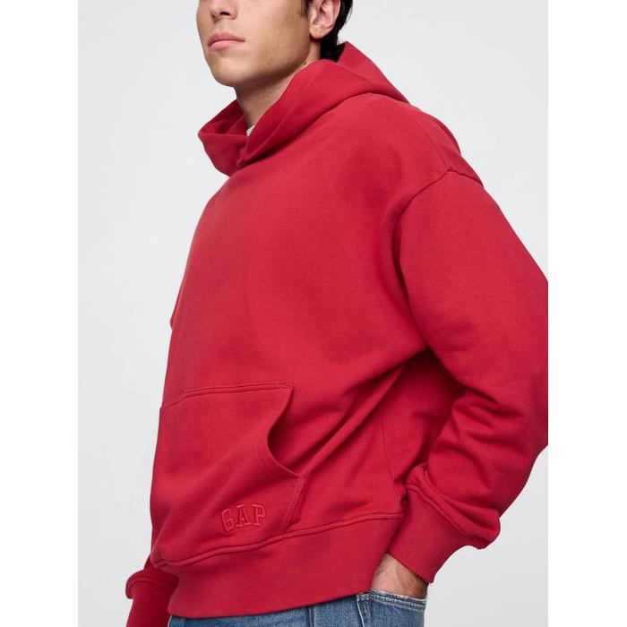 Gap Logo Heavyweight Oversize Sweatshirt цвет: Красный