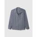 %100 Organik Pamuk Flannel Fermuarlı Gömlek цвет: Голубой
