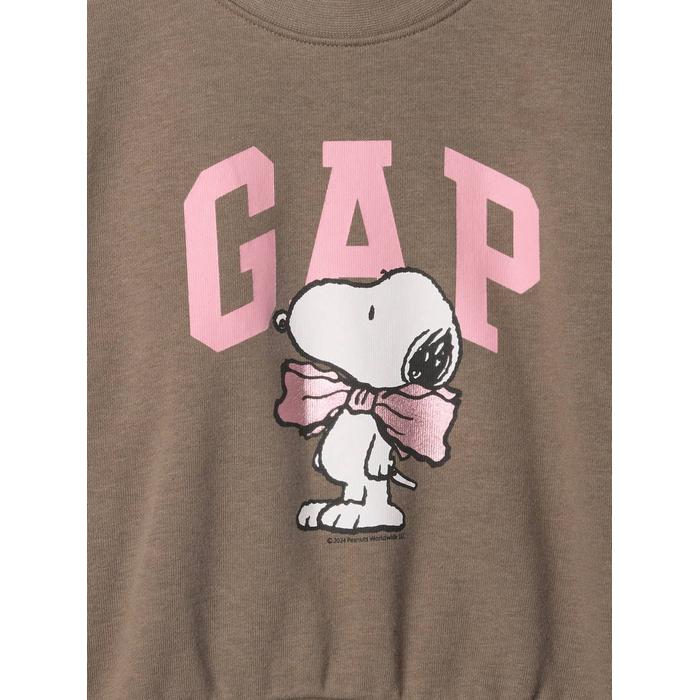 Gap Logo Peanuts Grafikli Sweatshirt цвет: Коричневый