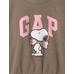 Gap Logo Peanuts Grafikli Sweatshirt цвет: Коричневый