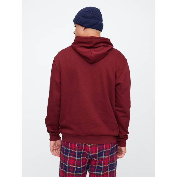 Gap Logo Fleece Sweatshirt цвет: Красный