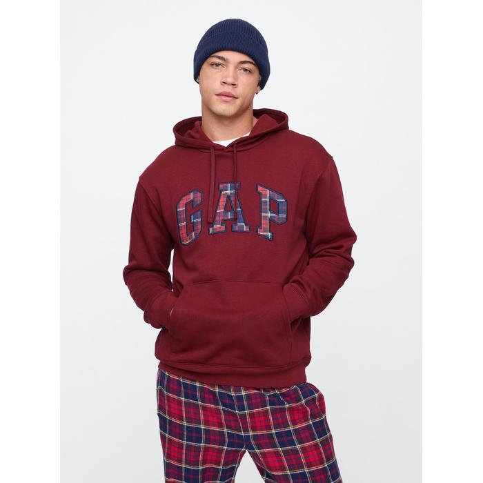 Gap Logo Fleece Sweatshirt цвет: Красный