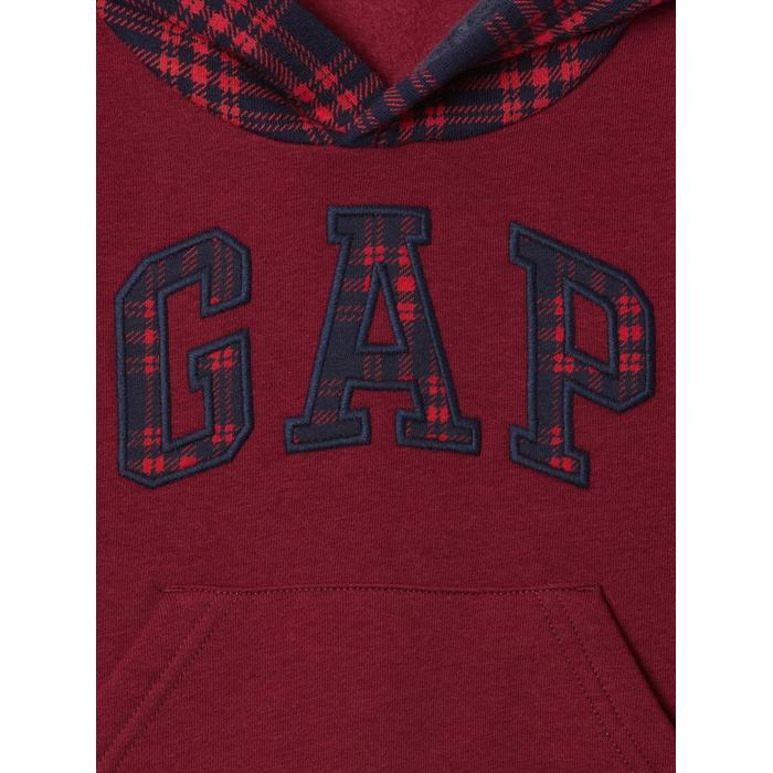 Gap Logo Relaxed Fleece Sweatshirt цвет: Красный