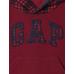Gap Logo Relaxed Fleece Sweatshirt цвет: Красный