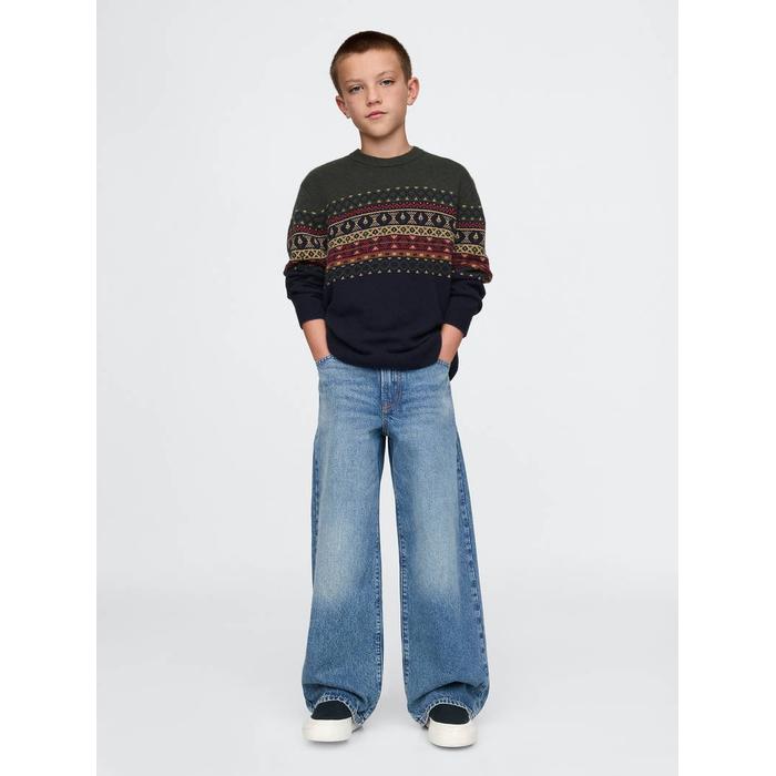 Свитер с рисунком CashSoft Fair Isle цвет: Синий