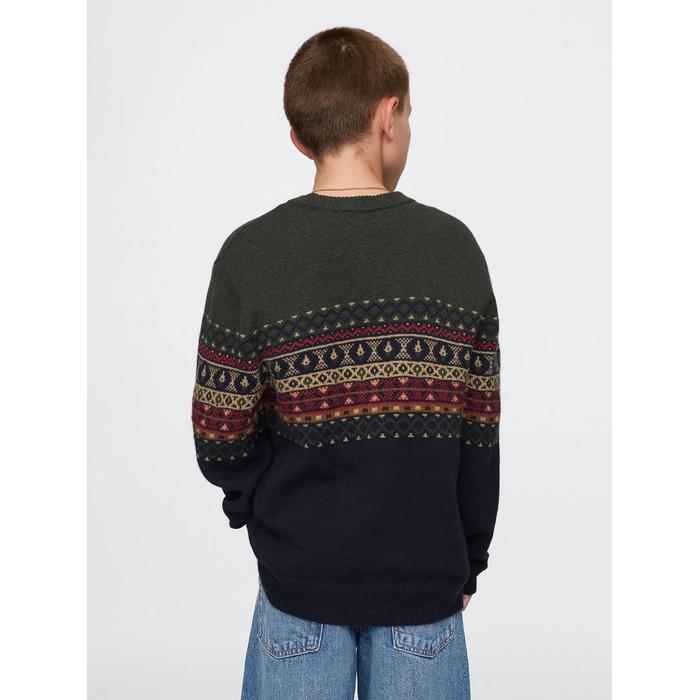 Свитер с рисунком CashSoft Fair Isle цвет: Синий