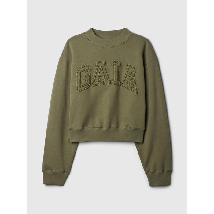 Толстовка с укороченным логотипом Gap x Cult Gaia цвет: Хаки