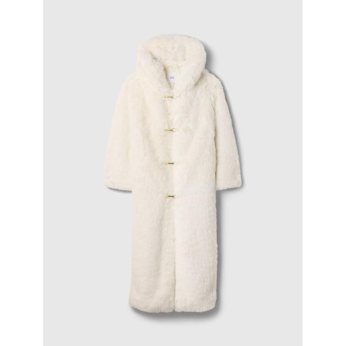 Gap logo × Cult Gaia Vegan Kürk Ceket цвет: Белый