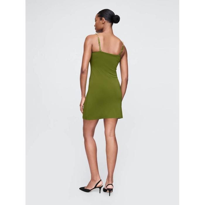 Gap × Cult Gaia Chain Mini Slip Elbise цвет: Зелёный