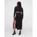 Gap × Cult Gaia Cutout Midi Elbise цвет: Чёрный