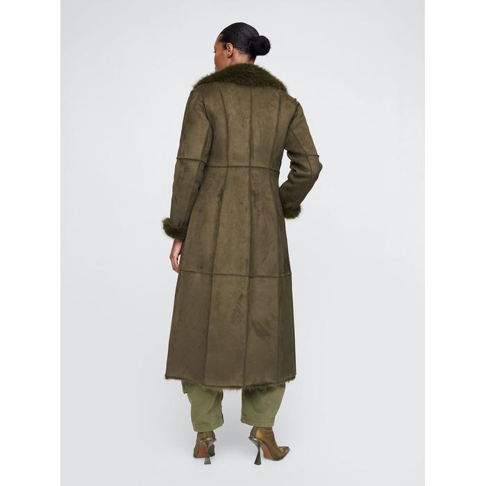 Gap × Cult Gaia Suni Vegan Süet Wrap Kaban цвет: Хаки