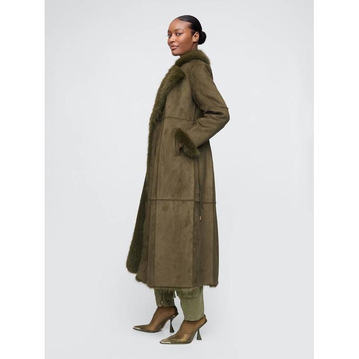 Gap × Cult Gaia Suni Vegan Süet Wrap Kaban цвет: Хаки