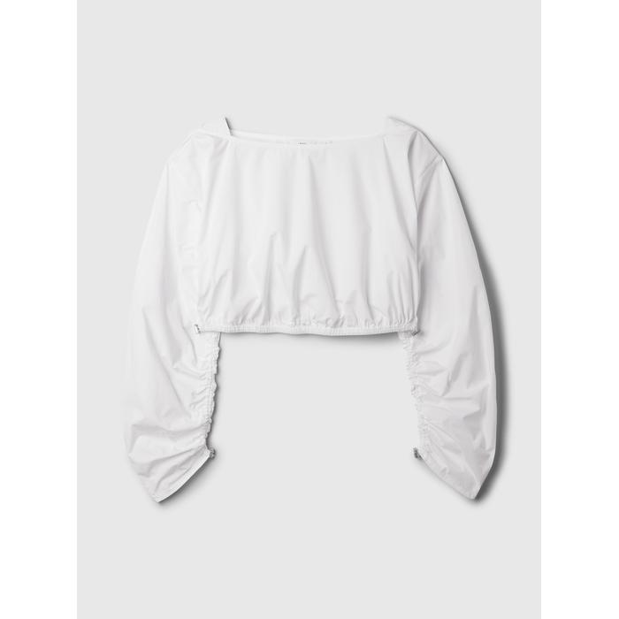 Укороченная блузка Gap × Cult Gaia цвет: Белый