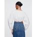Укороченная блузка Gap × Cult Gaia цвет: Белый
