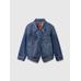 Асимметричная джинсовая куртка Gap × Cult Gaia цвет: Голубой