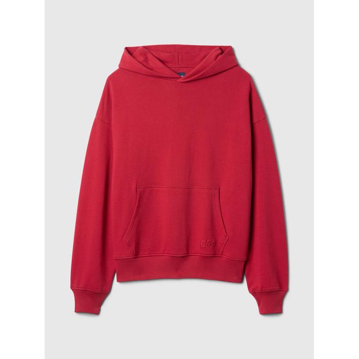 Gap Logo Heavyweight Oversize Sweatshirt цвет: Красный