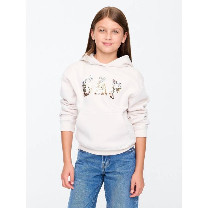 Relaxed Флисовая толстовка с логотипом Gap цвет: Белый