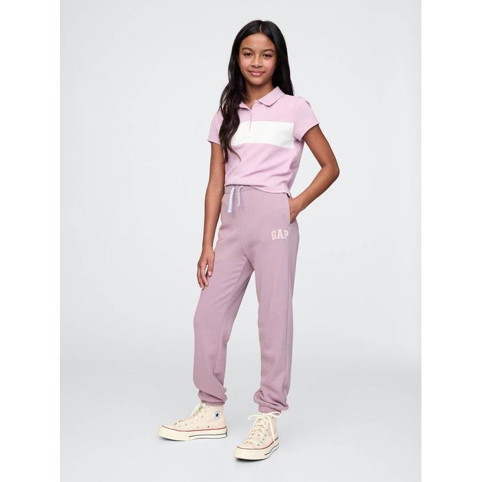 Gap Logo Relaxed Fleece Jogger Eşofman Altı цвет: Фиолетовый