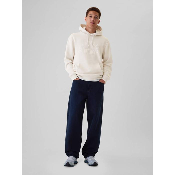 Vintage Soft Gap logo kapüşonlu sweatshirt цвет: Бежевый
