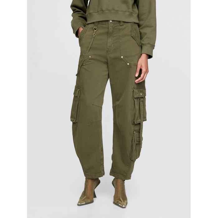 Gap × Cult Gaia Kargo Barrel Pantolon цвет: Хаки