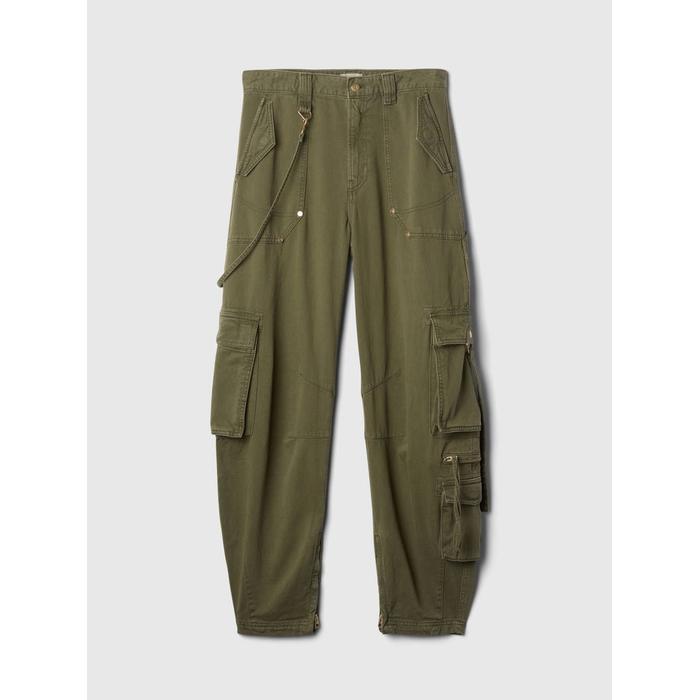 Gap × Cult Gaia Kargo Barrel Pantolon цвет: Хаки