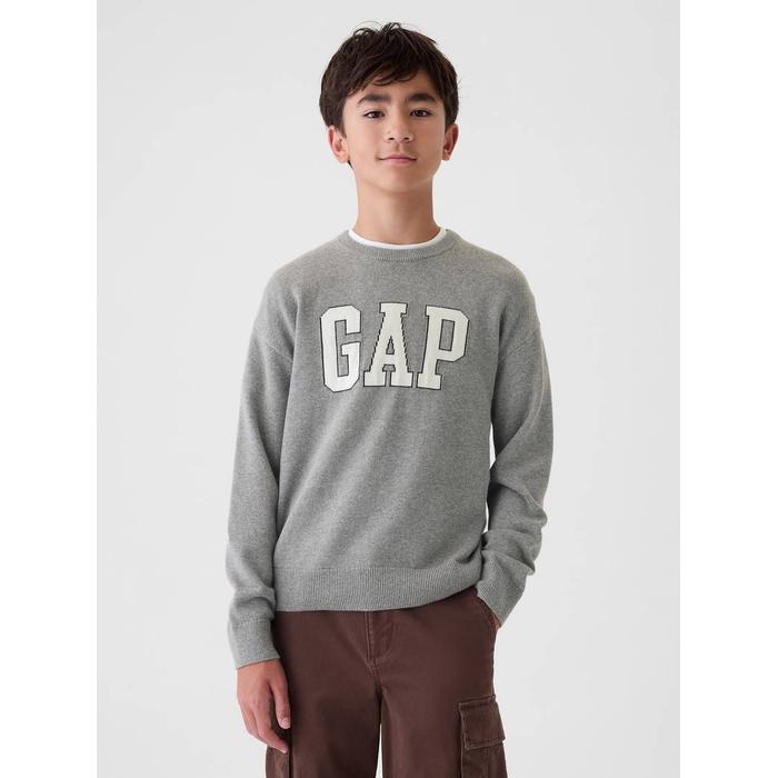Детский свитер с логотипом intarsia Gap