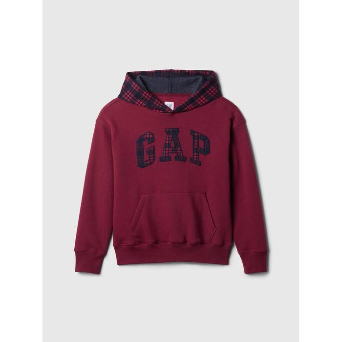 Gap Logo Relaxed Fleece Sweatshirt цвет: Красный