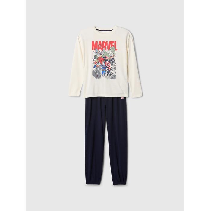 Geri Dönüştürülmüş Marvel Grafikli Pijama Takımı цвет: Синий