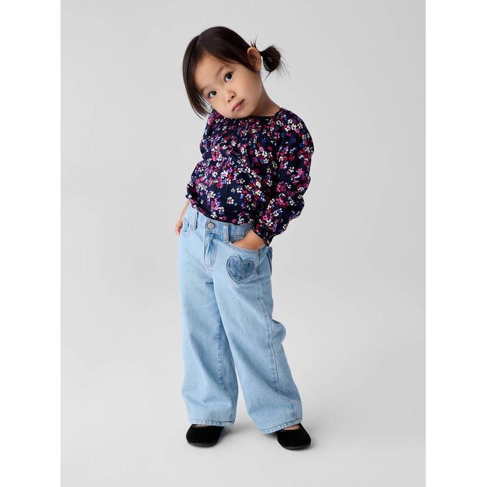 Wide Leg Jean Pantolon