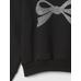 Desenli Sweatshirt Set цвет: Чёрный