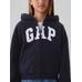 Толстовка из флиса с застежкой-молнией с логотипом Gap цвет: Синий