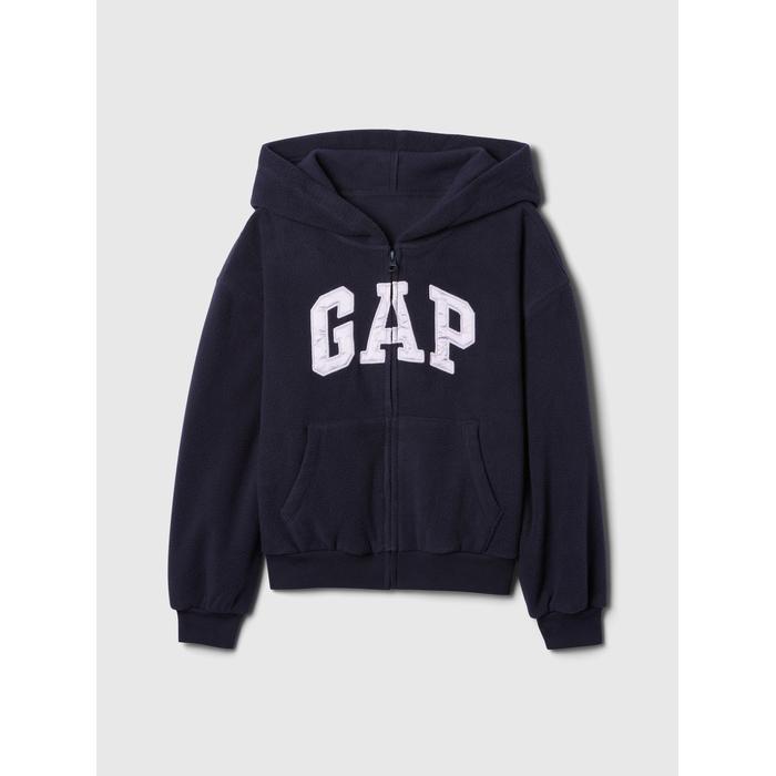 Толстовка из флиса с застежкой-молнией с логотипом Gap цвет: Синий