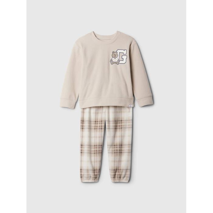 Пижамный комплект с логотипом Gap от Brannan Bear цвет: Бежевый